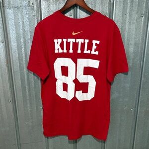 Nike George Kittle San Francisco 49ers Player Name & Number T-Shirt
